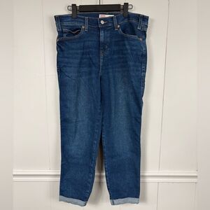 Signature by Levi Strauss Heritage Boyfriend Blue Denim Jeans 10 W30 Casual